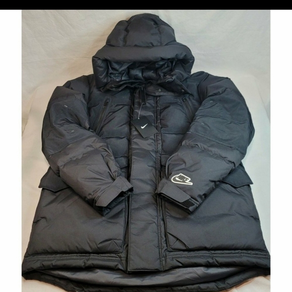 Black Downfill Repel Parka Jacket 